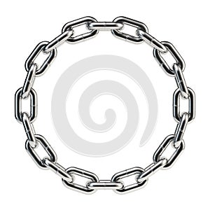 Steel chain circle