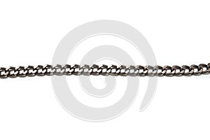 Steel chain isolated on white backgroound