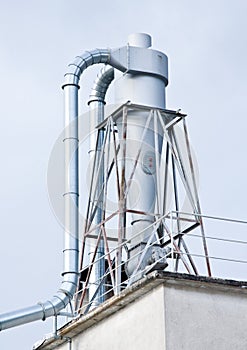 Steel chimneys industry