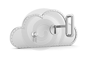 Steel cloud and safe lock