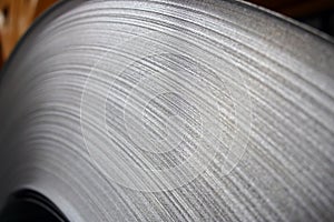 Steel Coil Close-Up