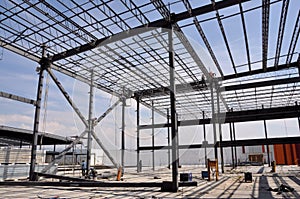 Steel Construction site