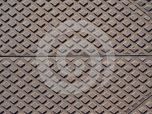 Steel diamond plate background