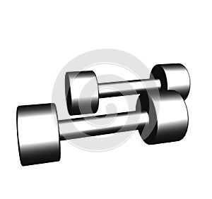 Steel dumbbells for matutinal charging