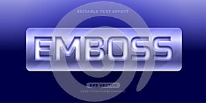 Steel Emboss text effect