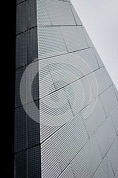 Steel facade business background