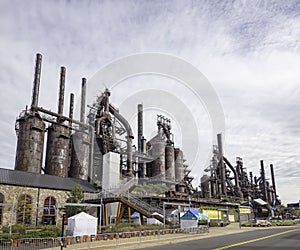 Steel factory still standing in Bethlehem PA