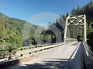 Steel framed Bridge in Oregan