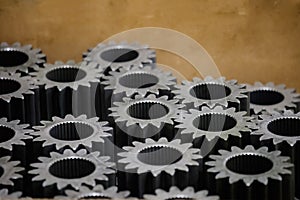 Steel gears - parts of the mechanism
