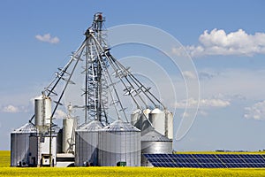 Canola Grain Silo Solar Panel