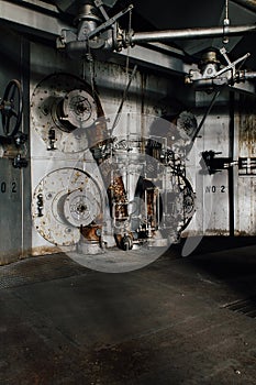 Steel Gray Pipes and Boilers - Abandoned Indiana Army Ammunition Depot - Indiana