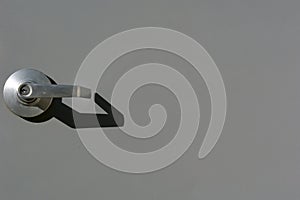 Steel grey door background