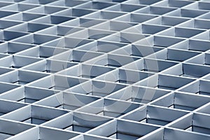 Steel grid structure