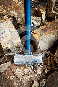 Steel Hammer Demolishing