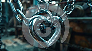 The Steel Heart Chain.AI generated image