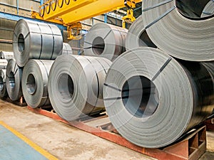 Steel hot roll coil yard