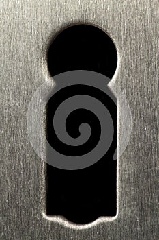 Steel keyhole