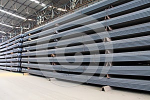 Steel materials finished goods warehouse