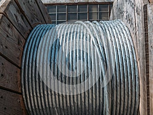 Steel metal coil wire, industrial roll cable