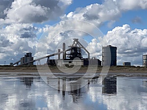 Steel mill factory in Redcar, Cleveland photo