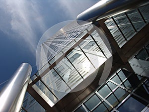 Steel office tower in London