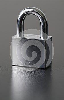 Steel padlock