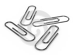 Steel paperclips