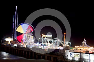 Steel Pier - Atlantic City, New Jersey (night)