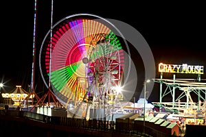 Steel Pier - Atlantic City, New Jersey (night)