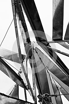 Steel pipe cable art