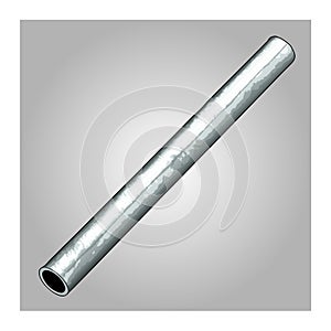 Steel Pipe Sketch Vector