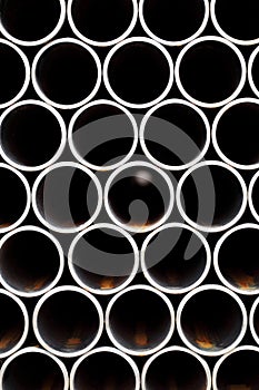 Steel pipes photo