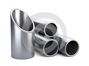 Steel pipes profile stack