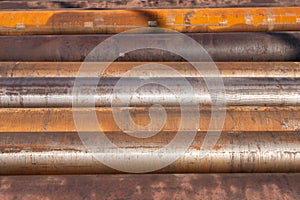 Steel Pipes Rust Heavy Industry