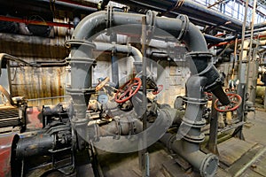 Steel pipes and valves