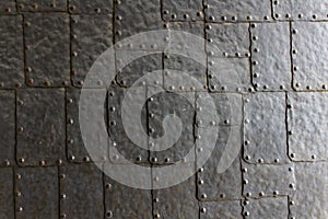 Steel plate door texture geometric pattern