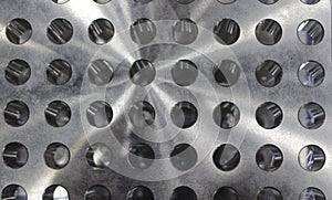 The Steel plate with holes ;