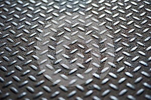 Steel plate texture. Dark metal background for hard industry