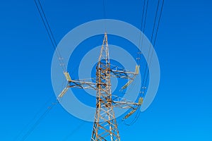 Steel pylons for electricity power lines in Africa