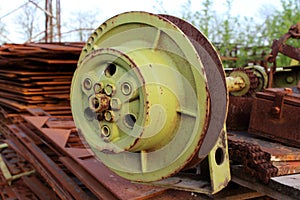 Steel rail wheel