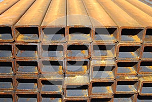 Steel rectangle pipes