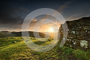 Steel Rigg at Sunrise