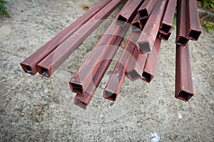 Steel rod bar for building construction