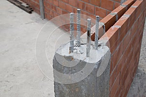 Steel rod used to reinforce concrete