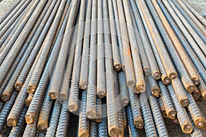 Steel rods or bars