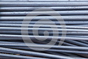 Steel rods for construction site