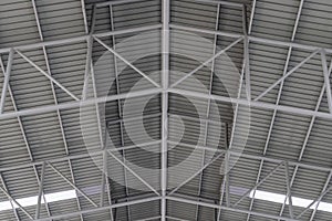 Steel roof frame