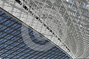 Steel roof structure