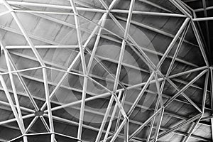 Steel roof structure for background, Abstract for background