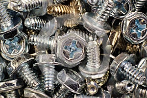 Steel screws for personal computer case